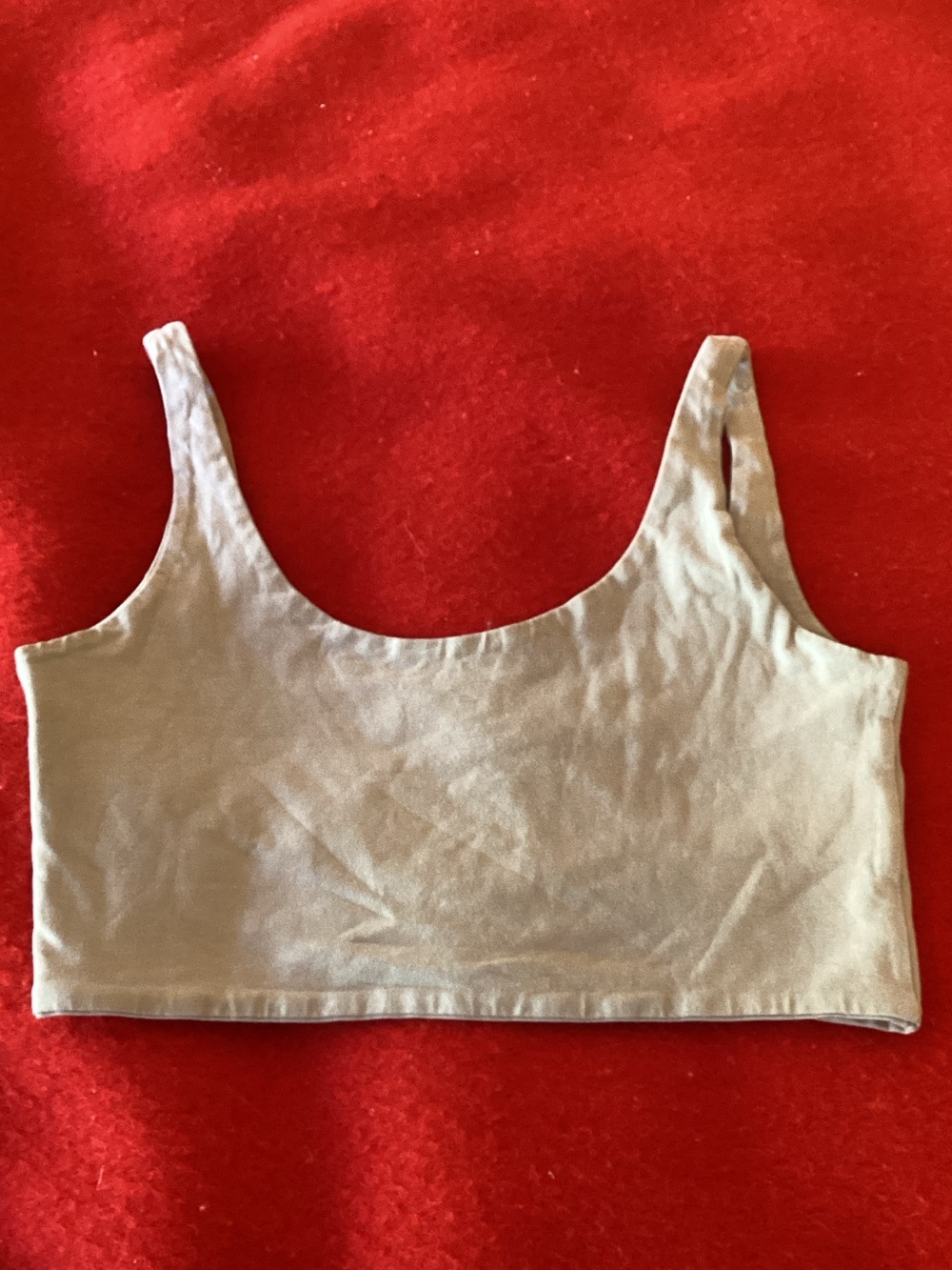 Cotton On Beige Crop Tank Top